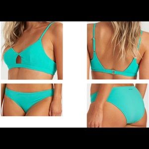 Billabong Sol Searcher Bikini Sea Green Set NWT